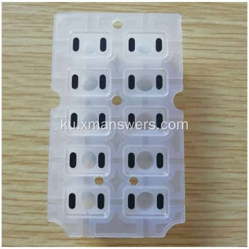 Epoxy Dripping POS Silicone Rubber Keypad